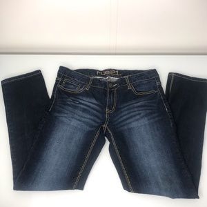Rue21 Low Rise Skinny Blue Jeans 7/8short